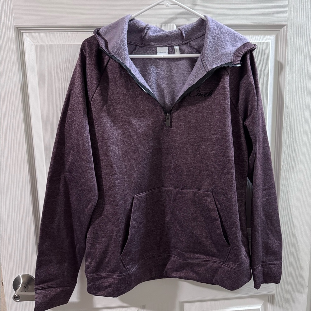 Cinch quarter zip hoodie